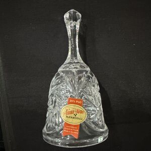 Vintage Anna Hutte Bleikristall Germany Made Lead Crystal Dinner Bell